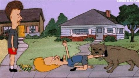 beavis and butthead dog bite